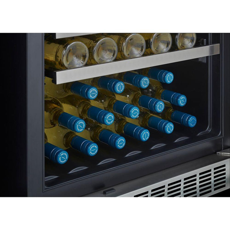 Danby Silhouette 24 in. 129 Bottle Capacity Dual Zone Wine Cooler, SPR