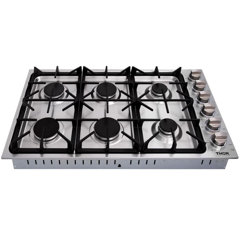 Thor 36 in. Drop-in Propane Gas Cooktop in Stainless Steel, TGC3601LP