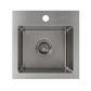 ZLINE Pro Series 15 inch Topmount Single Bowl Bar Sink in Stainless Steel STS-15-3