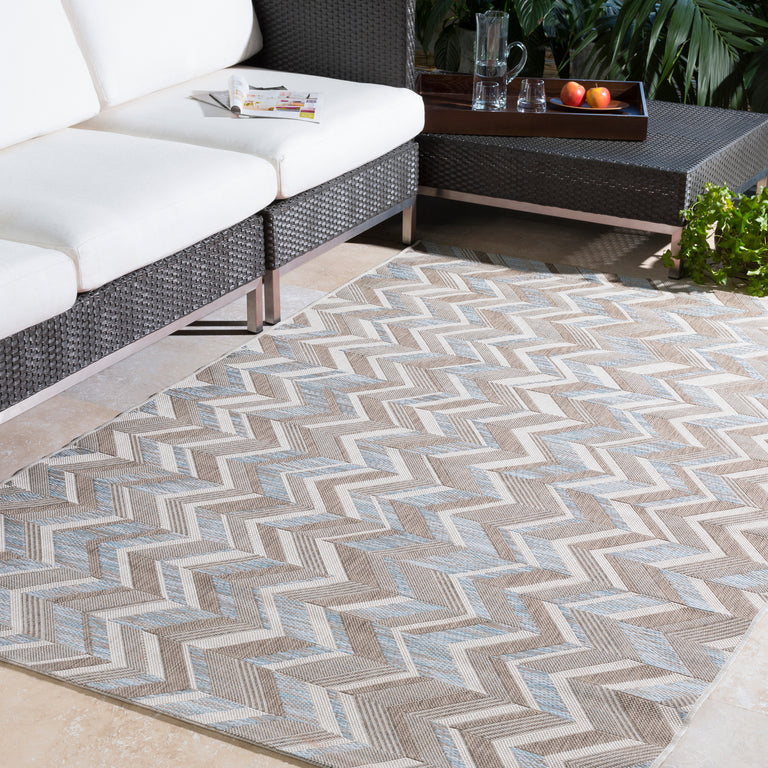 Surya Santa Cruz Modern Rug - 5 x 8 feet, Tan, STZ6004-5477