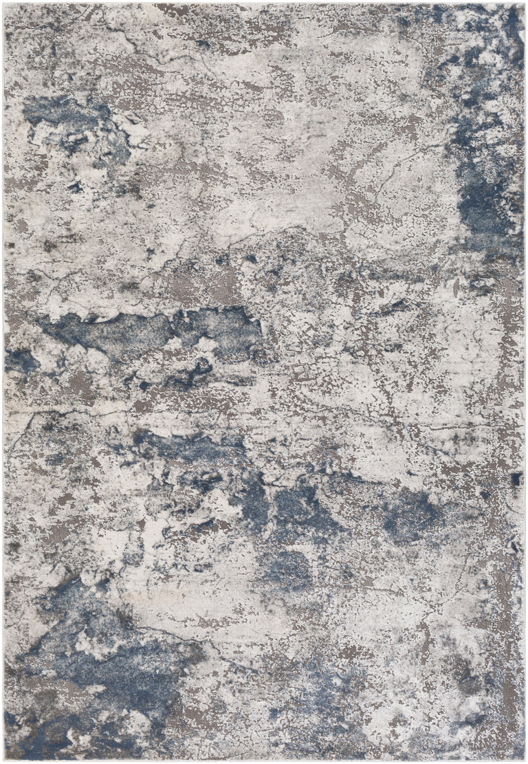 Surya Tibetan Modern Rug - 2 x 3 feet, Navy, TBT2318-2211