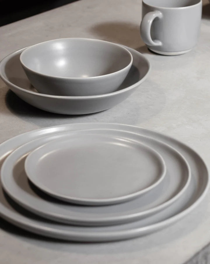 Fable Base Dinnerware Set in Dove Gray Premium Home Source