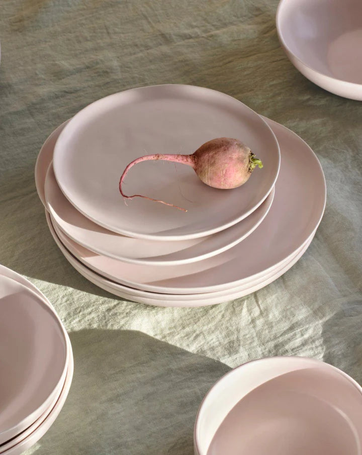 Fable Base Dinnerware Set in Blush Pink