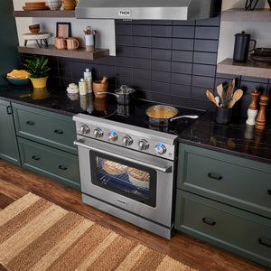 THOR Kitchen Package 36" Electric Range and Range Hood, AP-HRE3601-C