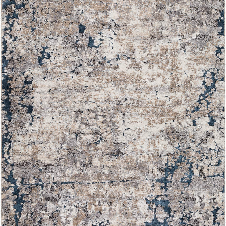 Surya Tuscany Modern Rug - 5 x 8 feet, Denim, TUS2313-5373