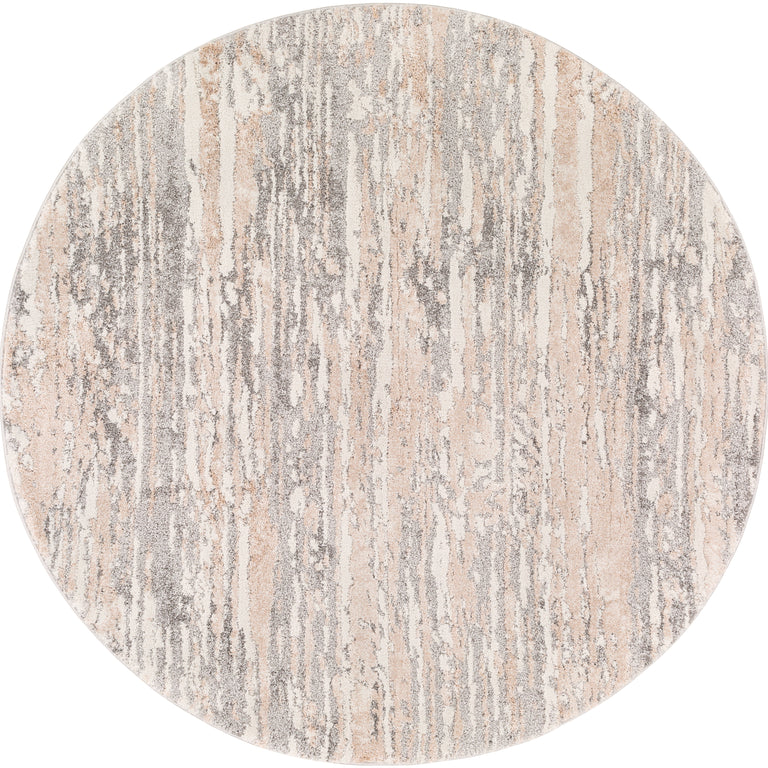Surya Venice Modern Rug - 5 feet, Light Gray, VNE2302-53RD