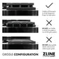 ZLINE High Grate Reversible Cast Iron Griddle, HG-GRZ-NS