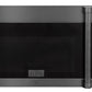 ZLINE Over the Range Convection Microwave Oven in Black Stainless Steel with Traditional Handle and Sensor Cooking, MWO-OTR-H-30-BS