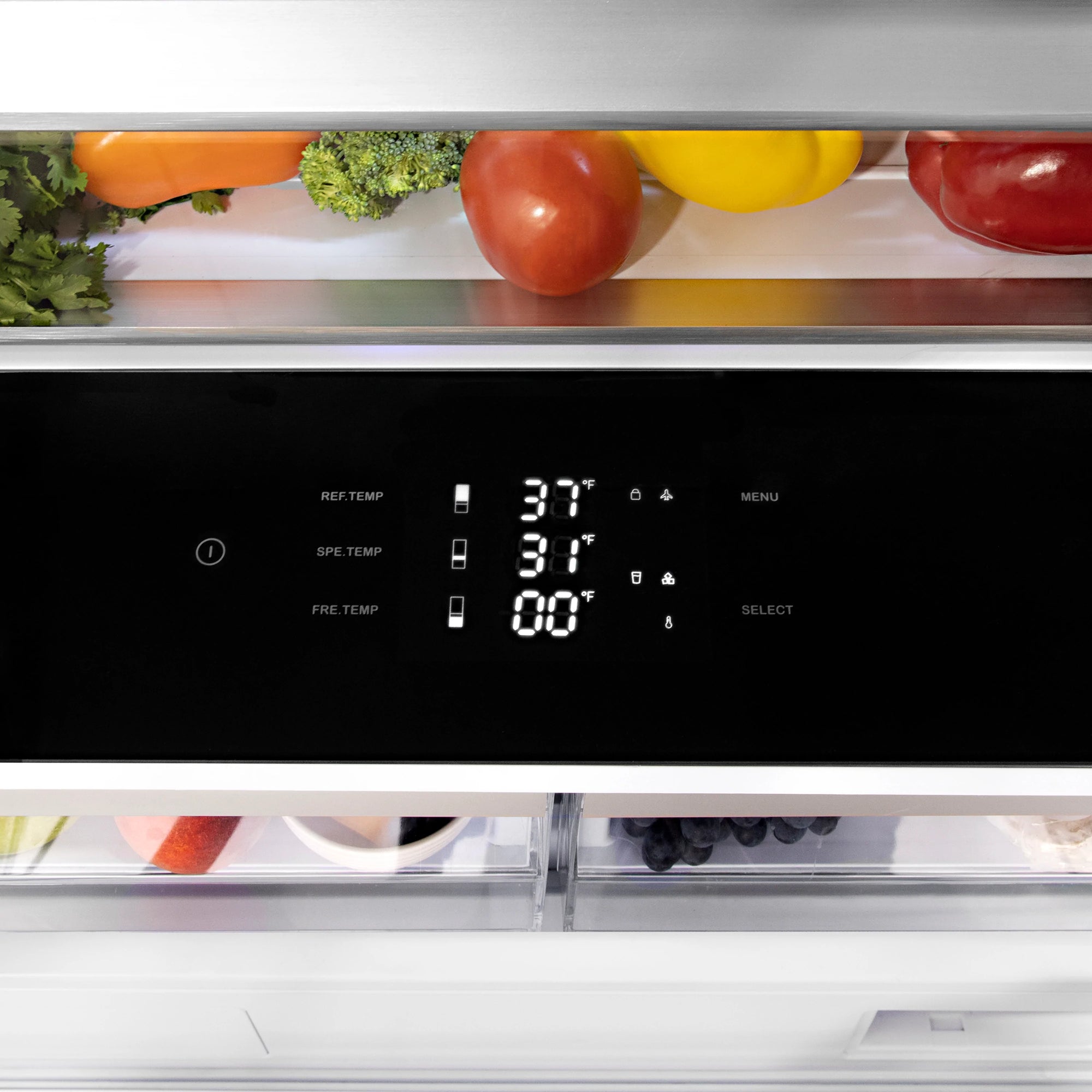 ZLINE 60 In. Panel Ready Built-In Refrigerator | Water Dispenser & Ice ...