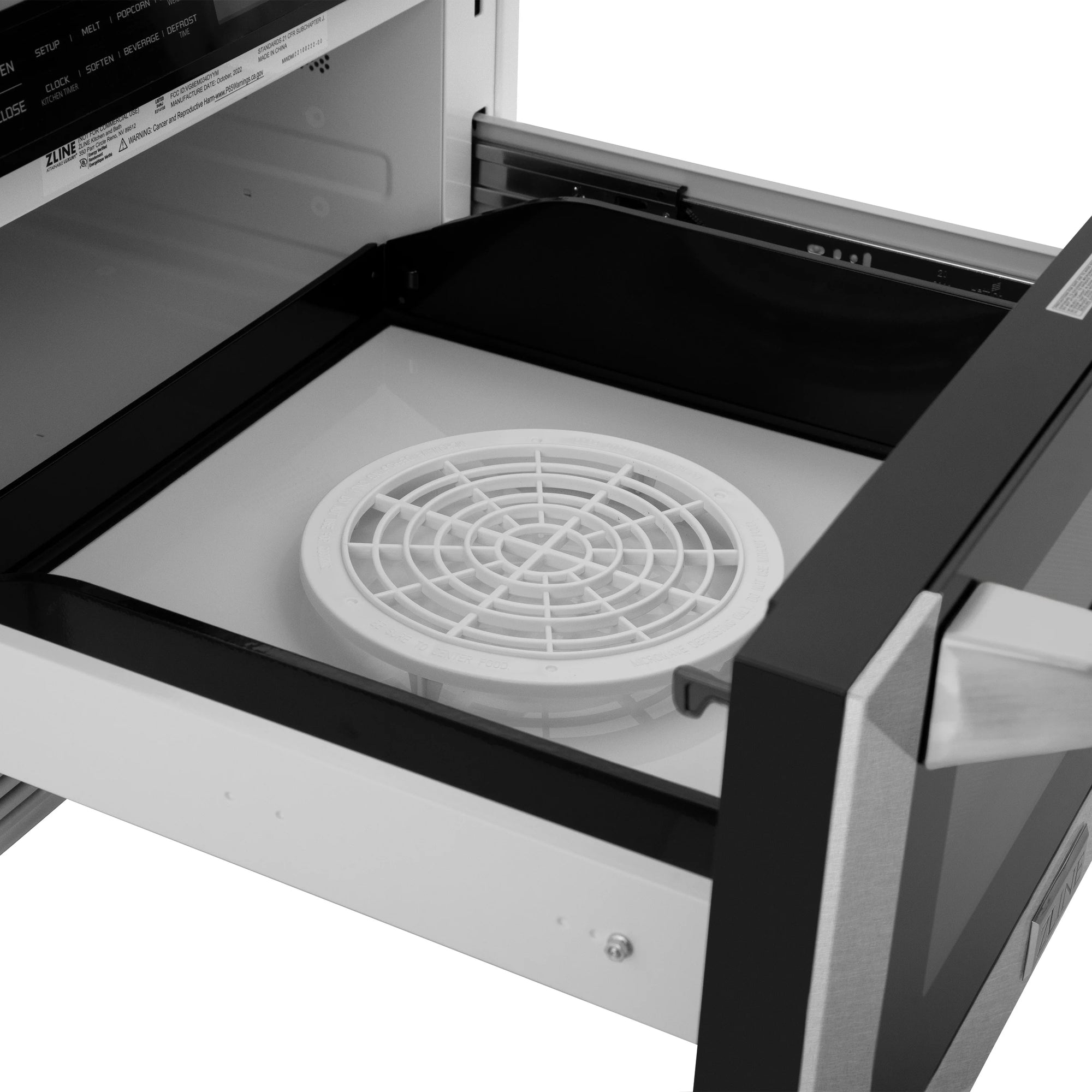 ZLINE 24 In. 1.2 cu. ft. Builtin Microwave Drawer with a Traditional Premium Home Source