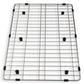 ZLINE 43 in. Garmisch Undermount Single Bowl DuraSnow® Stainless Steel Kitchen Sink with Bottom Grid and Accessories, SLS-43S