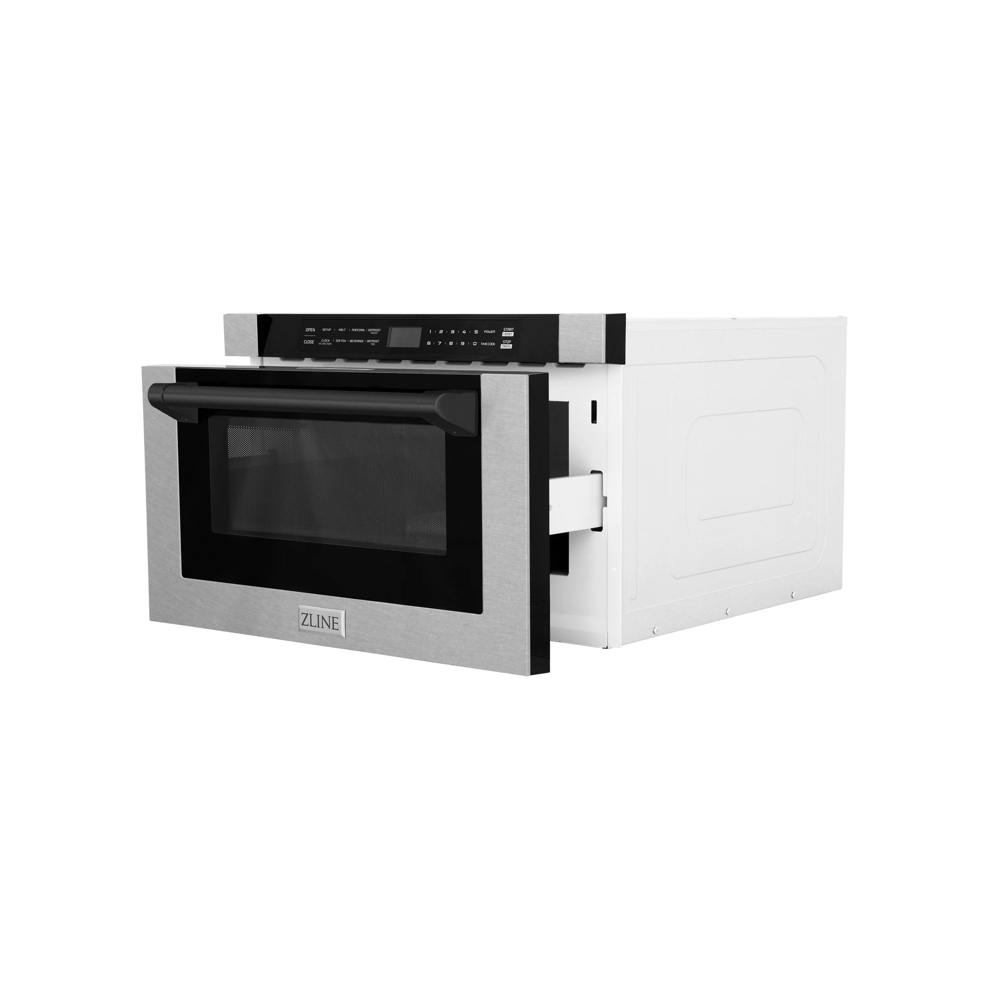 ZLINE 24" Microwave Drawer in Fingerprint Resistant Stainless, Matte B