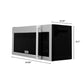 ZLINE Over the Range Convection Microwave Oven in Stainless Steel with Traditional Handle and Sensor Cooking, MWO-OTR-H-30