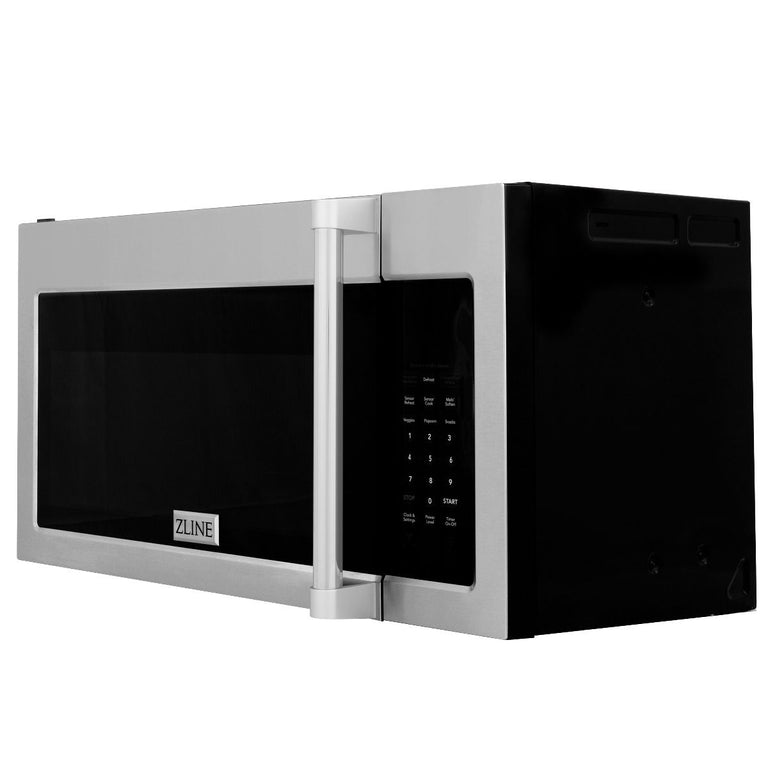 ZLINE 30 in. Kitchen Appliance Package with Stainless Steel Dual Fuel Range, Traditional Over The Range Microwave and Dishwasher, 3KP-RAOTRH30-DW
