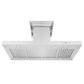 ZLINE 48 in. Island Mount Range Hood in Stainless Steel with Built-in CrownSound‚ Bluetooth Speakers, KE2iCRN-BT-48