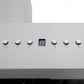 ZLINE 60 in. Stainless Steel Wall Range Hood with Built-in CrownSound® Bluetooth Speakers, 667CRN-BT-60