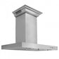 ZLINE 36 in. Stainless Steel Wall Range Hood with Built-in CrownSound® Bluetooth Speakers, KECRN-BT-36