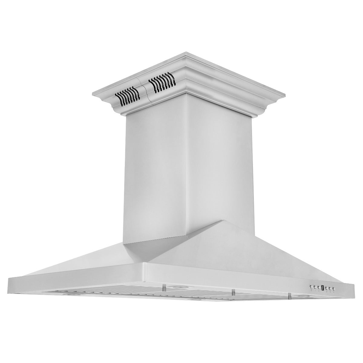ZLINE 36 in. Island Mount Range Hood in Stainless Steel with Builtin