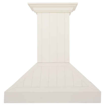 ZLINE 36 in. Wooden Wall Mount Range Hood in White, KPTT-36