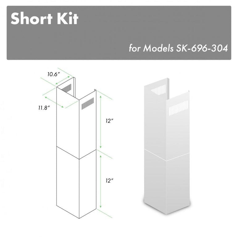 ZLINE Short Kit for 8ft. Ceilings, SK-696-304