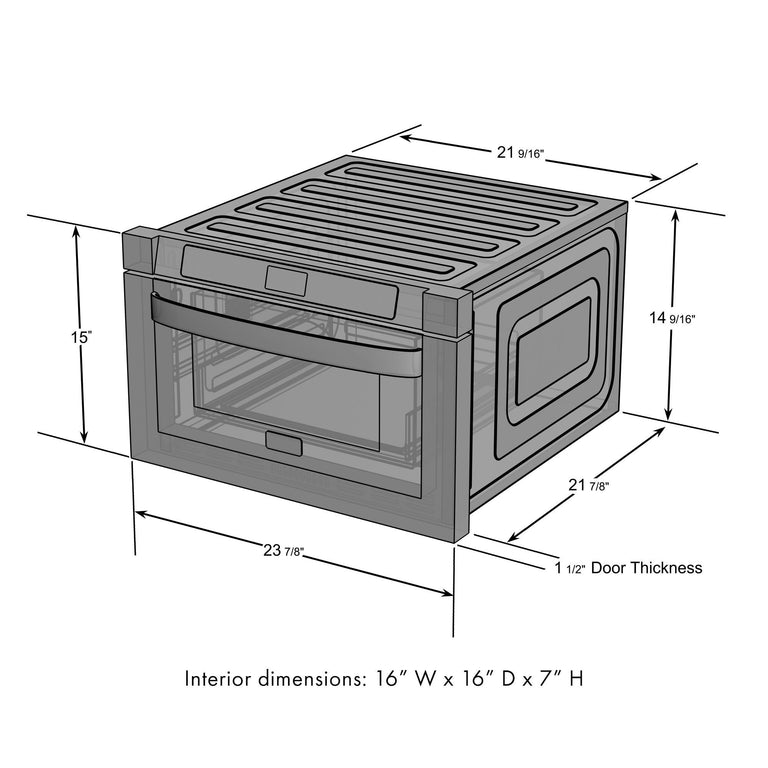 ZLINE Package – 48" Range, Range Hood, Microwave, Dishwasher in Black Stainless