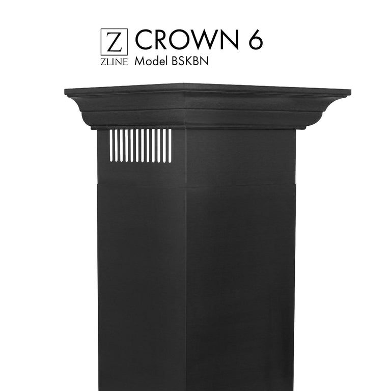 ZLINE Crown Molding #6 for Wall Range Hood (CM6-BSKBN)
