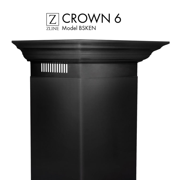 ZLINE Crown Molding #6 for Wall Range Hood (CM6-BSKEN)