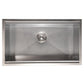 ZLINE 30 in. Garmisch Undermount Single Bowl DuraSnow® Stainless Steel Kitchen Sink with Bottom Grid and Accessories, SLS-30S