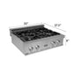 ZLINE 30 in. Rangetop with 4 Gas Burners, RT30