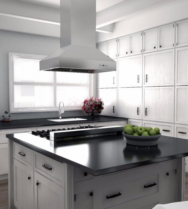 Zline 42 shop island range hood