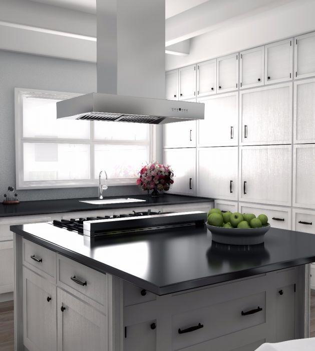 ZLINE 36 In. Ducted Professional Island Mount Range Hood in Stainless –  Premium Home Source