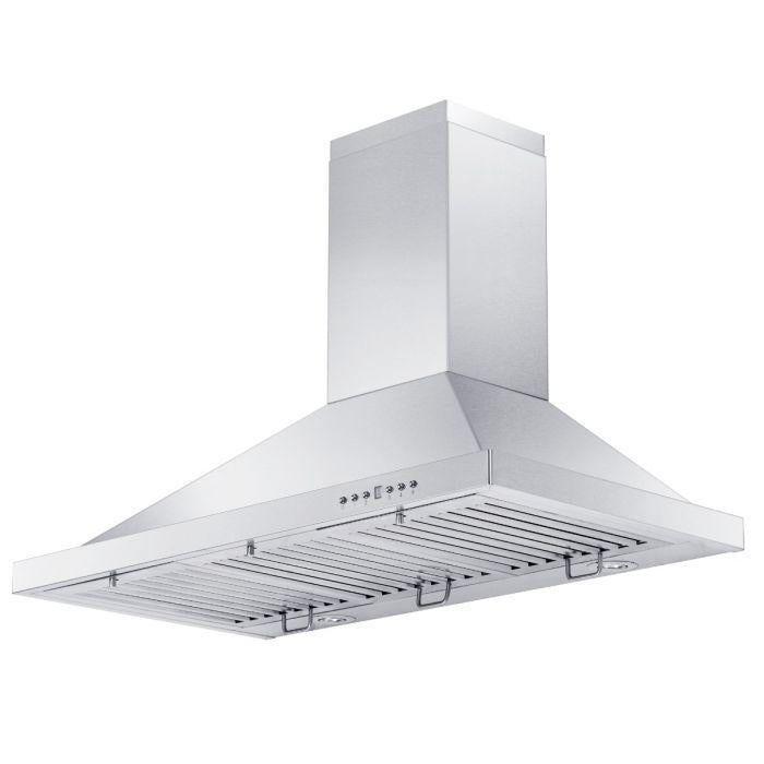 ZLINE 42 in. Convertible Vent Outdoor Approved Wall Mount Range Hood i ...