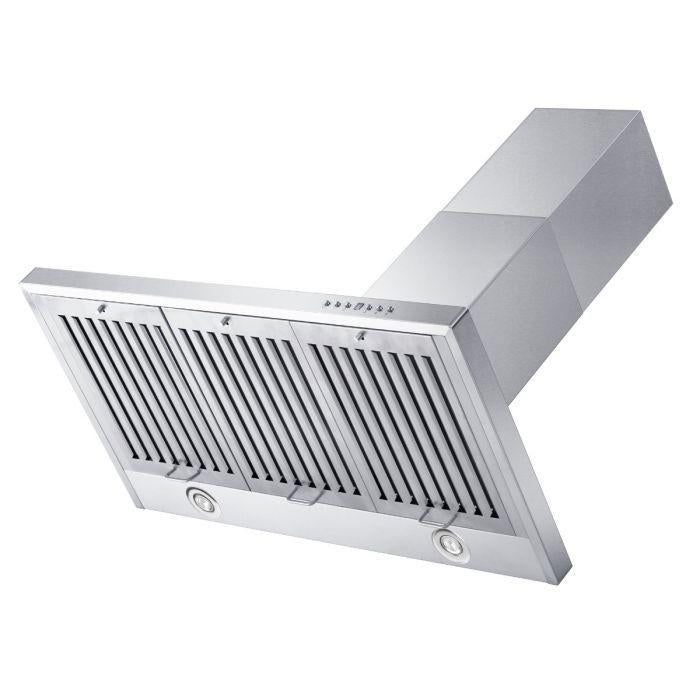 ZLINE 48 in. Convertible Vent Outdoor Approved Wall Mount Range Hood i ...