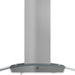 ZLINE 30 in. Stainless Steel Indoor Wall Range Hood with Crown Molding, KZCRN-30